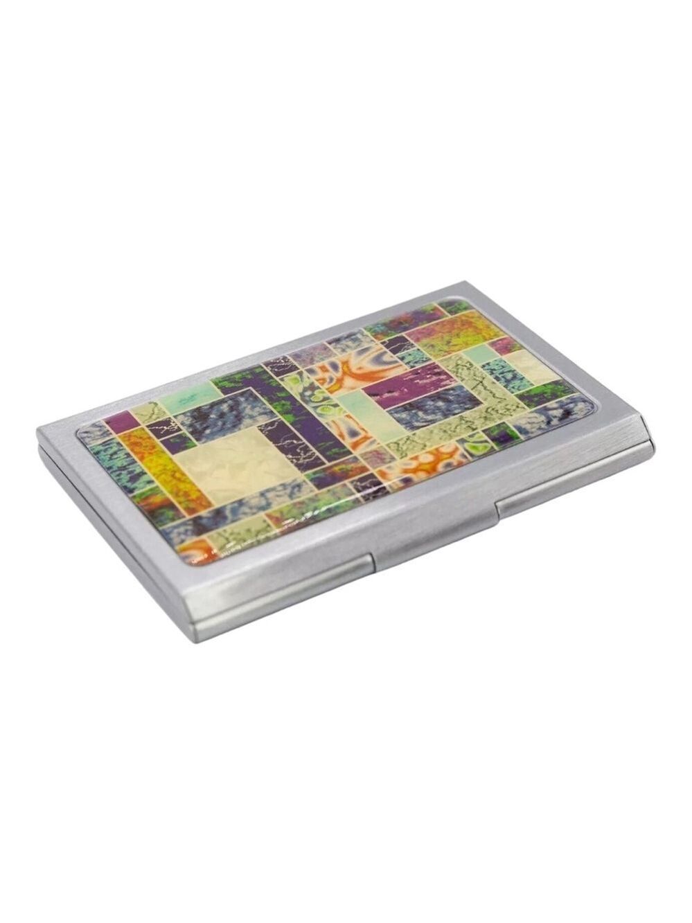 Multicolor Slim Business Card Case